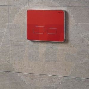 Sense Red Flush Plate Control Panel 23553 
