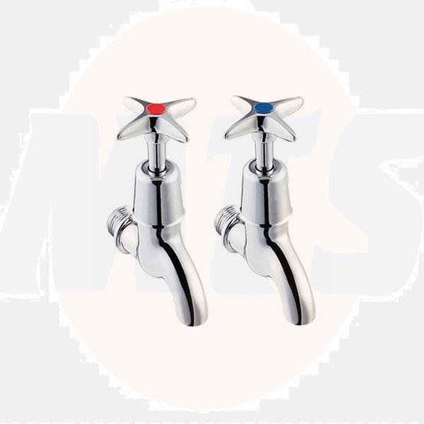 Twyford.SF2302CP.Sola.1/2in.Bib.Taps.X.Head.(Pr)..