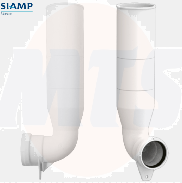 SIAMP 34017907 Supply elbow with seals for Concealed Cisterns