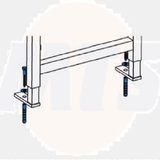 SIAMP 34 2300 07 FASTENERS FOR WALL-MOUNTED HUNTING FRAME (BCM) VERSO 350 