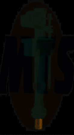 SIAMP 99T 3/8 Bottom Entry Inlet Valve with Brass Tail Connection Thread 30992210
