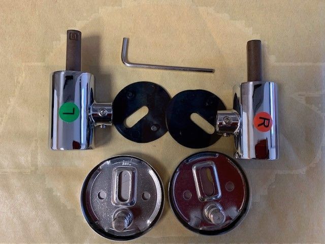 Soft Close Toilet Seat Hinges Slow Shutdown Metal Hinge ZMN032.4.7
