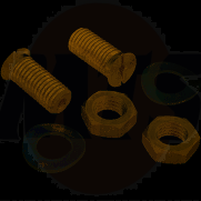 Sottini Michelangelo seat-bush washer & nut set E985067