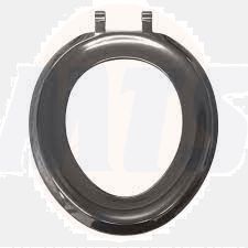 Sonata seat only with stainless steel hinge - Black SSO53BL