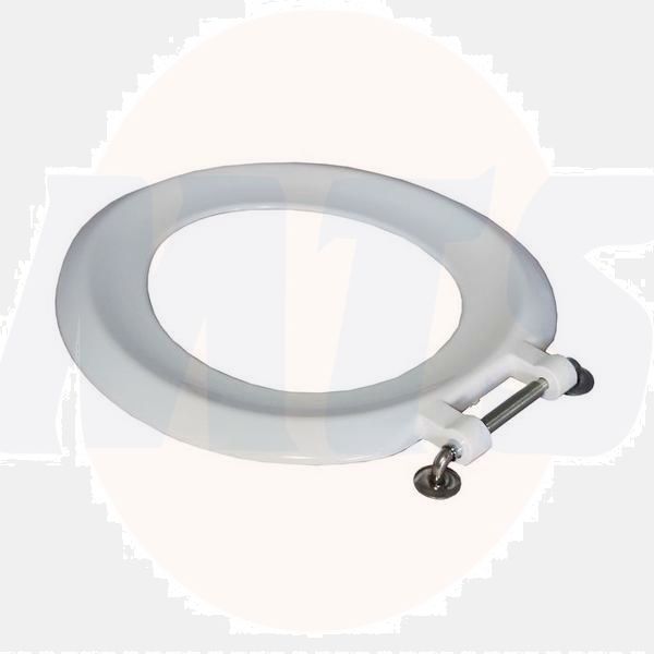 Celmac.SSO53WH.Sonata.Seat.Only.with.S/S.Hinge.Wht..