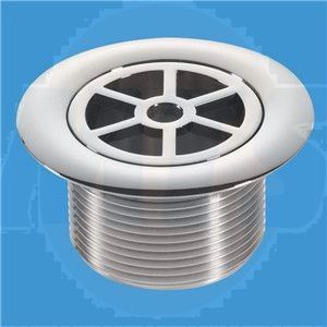 McAlpine 85mm Shower Trap Grid Chrome Plated Plastic STW85CP