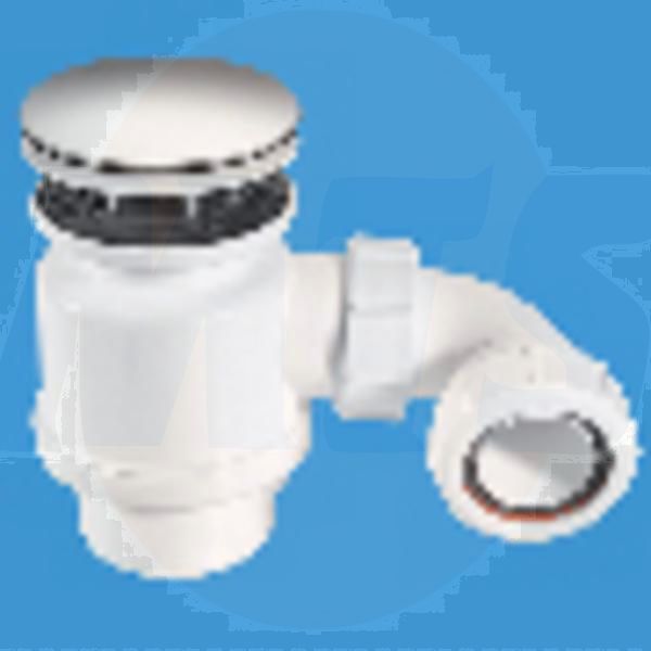 McAlpine STW8M-95 Shwr Trap 85mm CP/Pl Flange(40)