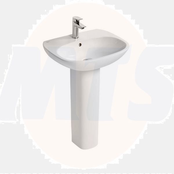 Ideal Standard  Tesi 55cm pedestal basin - one taphole  T028001