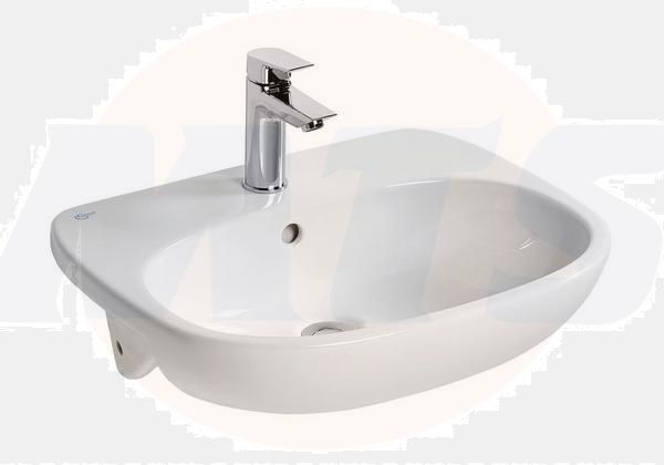 Ideal Standard  Tesi 55cm semi-countertop basin - one taphole  T352601