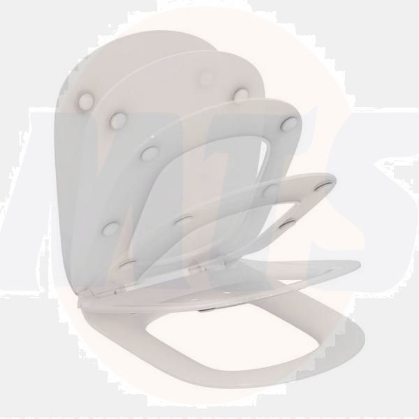 Ideal Standard  Tesi Thin Seat and Cover  Soft Closing and  Wrapover Style  T352901