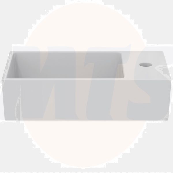 Ideal Standard Atelier Extra Right Hand Basin with Faucet Hole  Glossy White  45 cm T373401