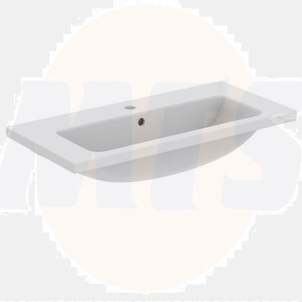 Ideal Standard  Ideal Standard i.life S 80cm compact vanity washbasin, 1 taphole  T458901