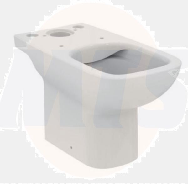 Ideal Standard  Ideal Standard i.life A close coupled wc bowl with horizontal outlet and rimls+ technology  T472101
