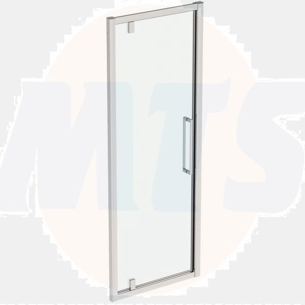 Ideal Standard  IS i.life 800 Pivot Door with Idealclean clear glass - bright silver finish  T4909EO