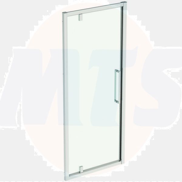 Ideal Standard  IS i.life 900 Pivot Door with Idealclean clear glass - bright silver finish  T4910EO
