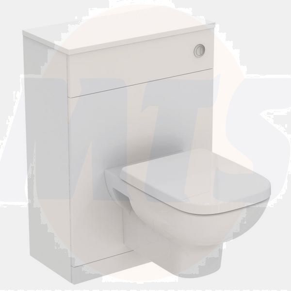 Ideal Standard  Ideal Standard i.life S 60cm compact toilet unit with adjustable cistern for 6/4 or 4/2.6 litre flush , matt white  T5216DU