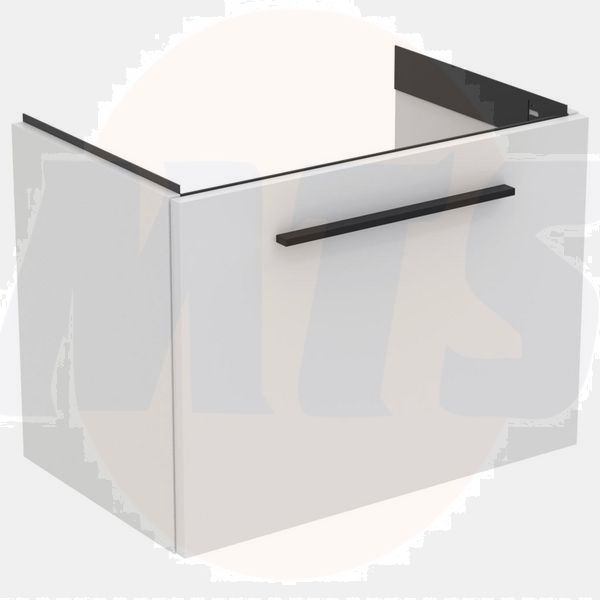 Ideal Standard  Ideal Standard i.life S 60cm compact wall hung vanity unit with 1 drawer (separate handle required), matt white  T5292DU