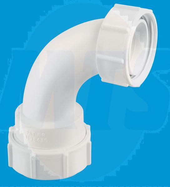 McAlpine T5M 1.1/2in 90deg Bend BSP Nut (90)