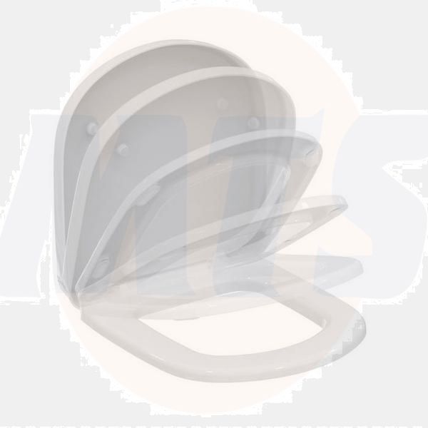 Ideal Standard White Tempo Slow Close Toilet Seat & Cover LONG PROJECTION T679301