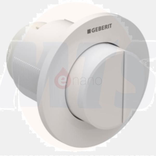 The actuating button dual flush-mounted WC, pneumatic, manual TYPE 01 Geberit 116.044.11.1 