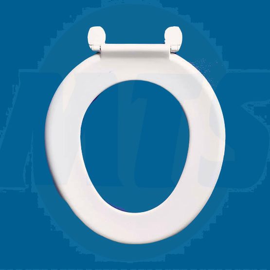 Toilet seat Armitage Shanks Toilet Bakasan toilet seat  with stainless steel rod and chrome plated pillar hinges S406601