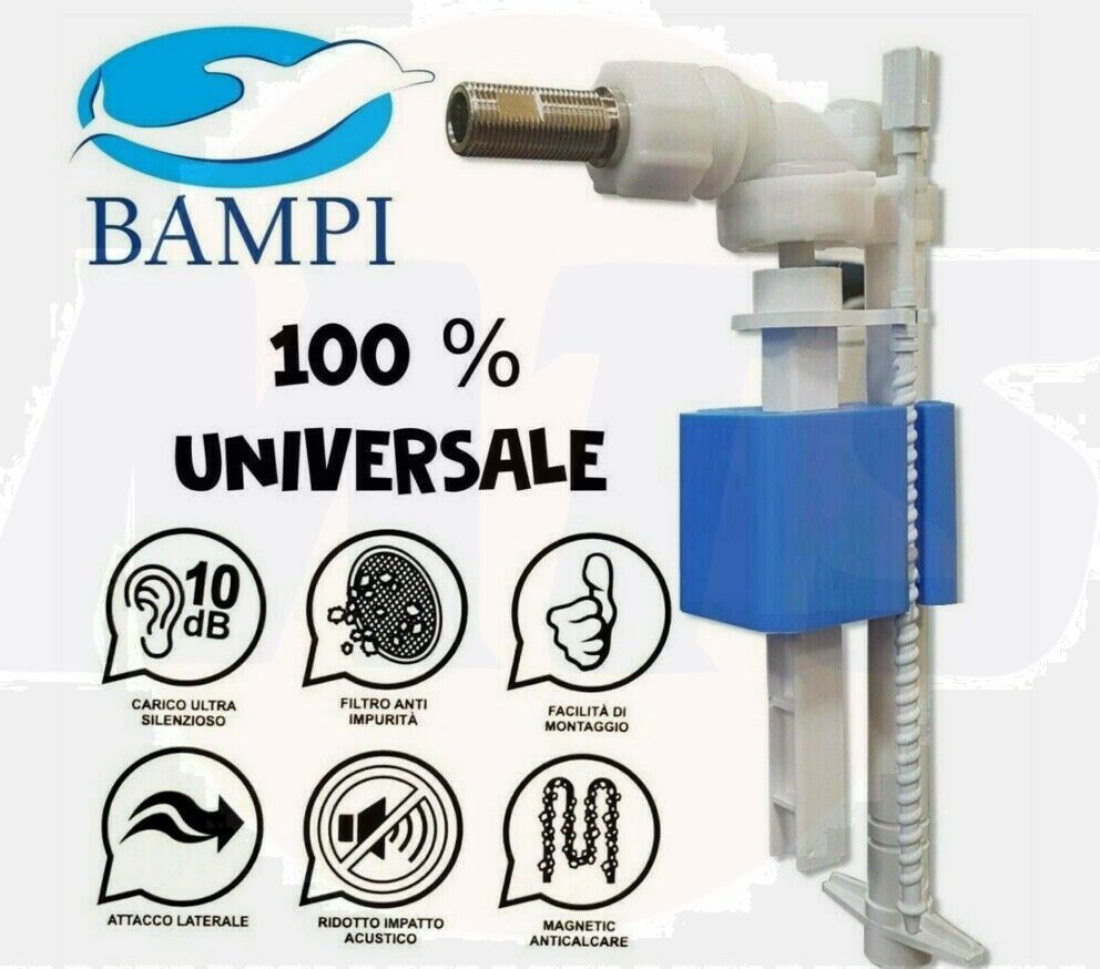 BAMPI TOILET FLOAT / FILL VALVE  UNIVERSAL 8027028047338