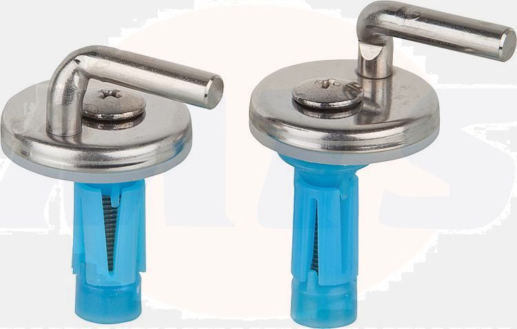 Toilet hinge Haro D1302H Stainless Haro Deltano toilet seat, white, hinge BVO expansion dowel D1302H  402923