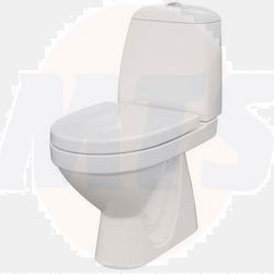 Toilet seat and cover Cersanit EKO PLUS duroplast, antibacterial, metal hinge, white K98-0005