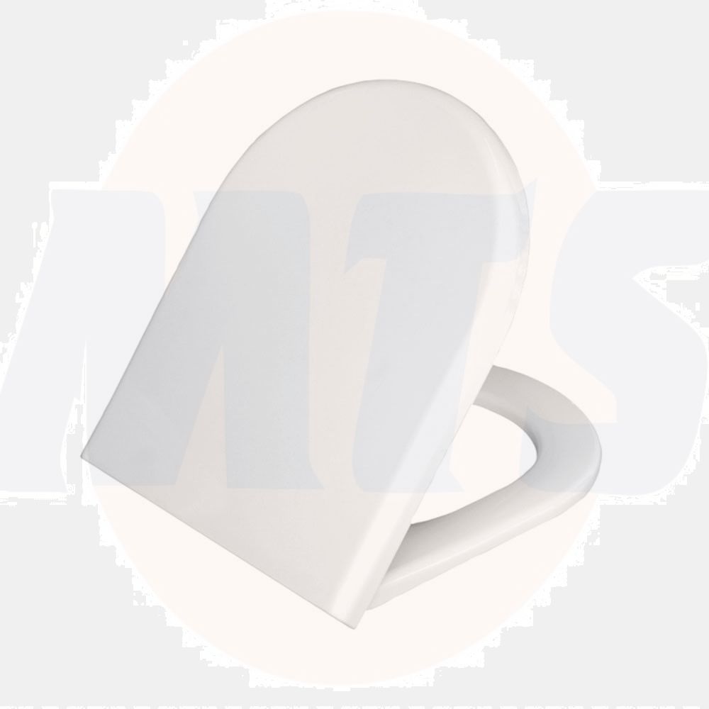 Toilet seat with hinge in stainless steel, soft close and lift-off, Seat selection by measurement, OR  Find the right toilet seat using measurements