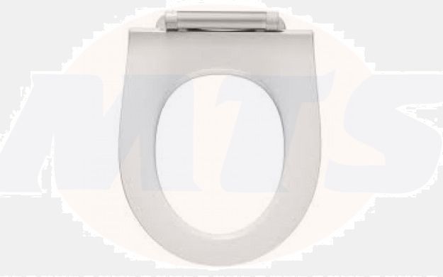 Toilet seat without cover with soft close with hinge Polygiene, Seat selection by measurement, OR  Find the right toilet seat using measurements
