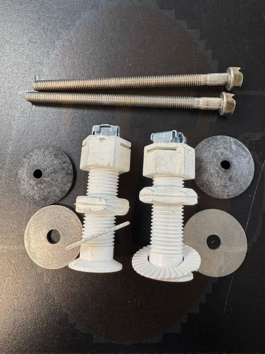Toilet spare Plastic bolts and washer 336252