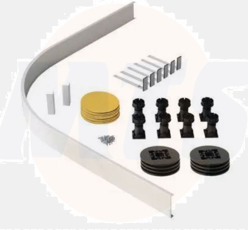 Twyford TR6011WH Quadrant Leg Set & Panel Kit