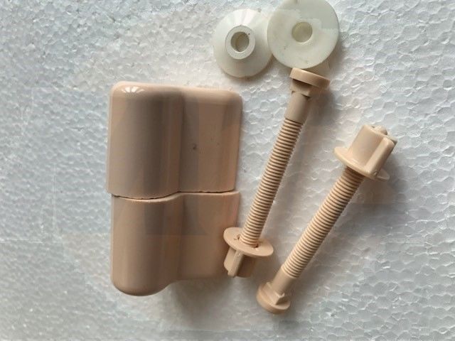 Twyford Celmac Toilet Seat Hinges ALMOND MTS349