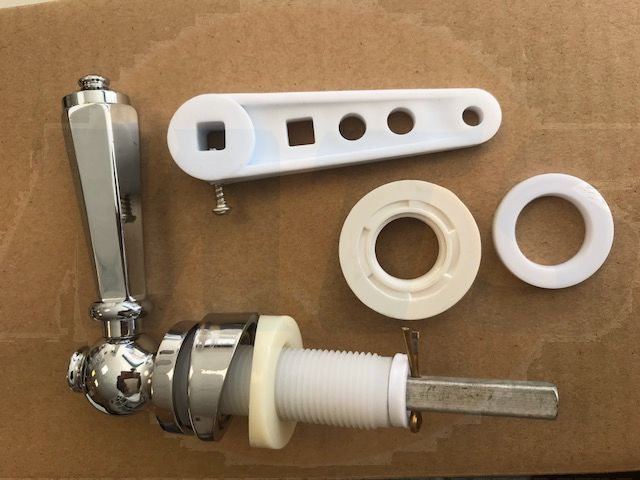 Twyford Clarice Flushing lever Handle in Chrome  Astoria CL2611WH QE2001WH  LEVER ONLY 5024959233017