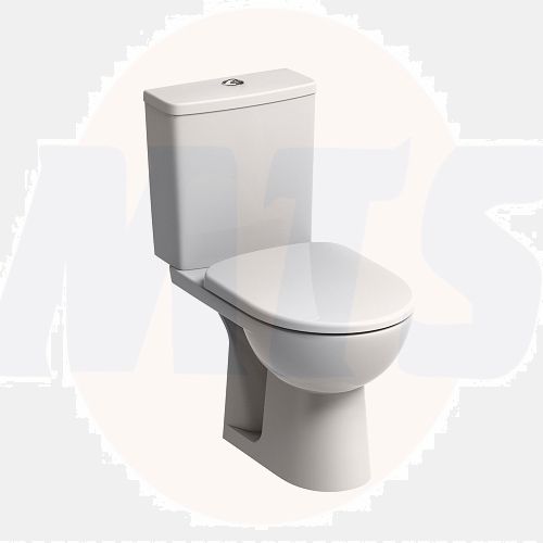 Twyford E100 Toilet Seat & Cover Metal Top Fix Hinge