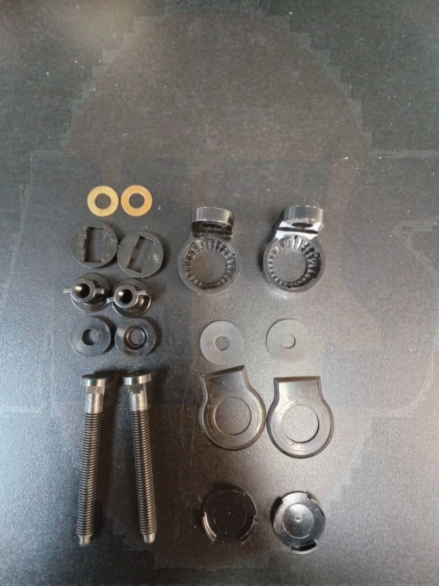 Twyford Plastic Hinges Black