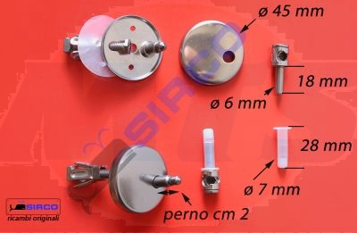 Simas Universal hinges Stainless hinges quick release CISR 01 9124