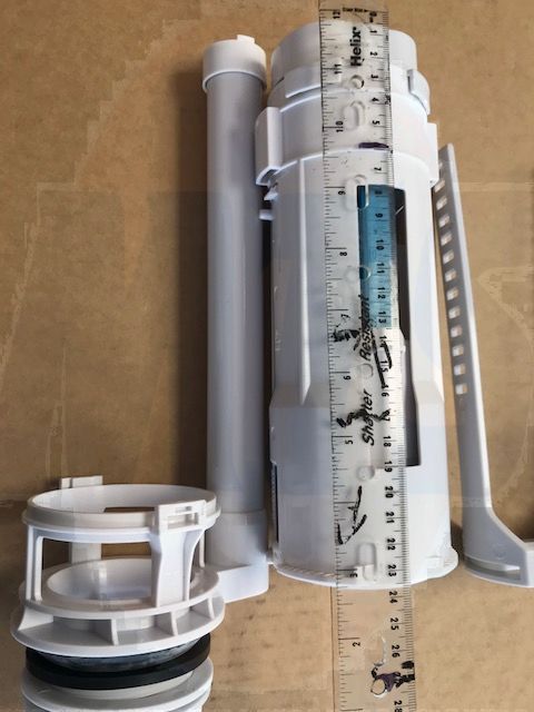 Universal  Dual Flush Valve Taller than Ideal Standard Twico