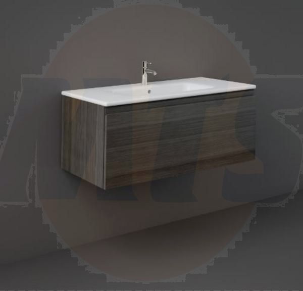 RAK Joy Uno Wh 1 Drawer Vanity 100Cm UNOWH100MOK Bathroomsuites