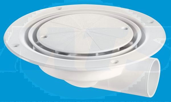 McAlp USG3-WH Untrapped Shower Gully (Sheetfl) USG3WH Bathroomsuites