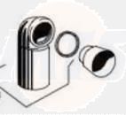 Valsir Evolut undercounter 803202 PP connection pipe for WC