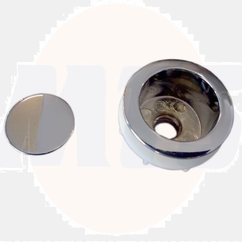 VALSIR Chrome plated push-button kit: total flow Valsir  VS0802549.