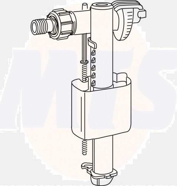 VALSIR  TROPEA FLOATING VALVE / INLET VALVE / BALL VALVE UPDATED VS0866805