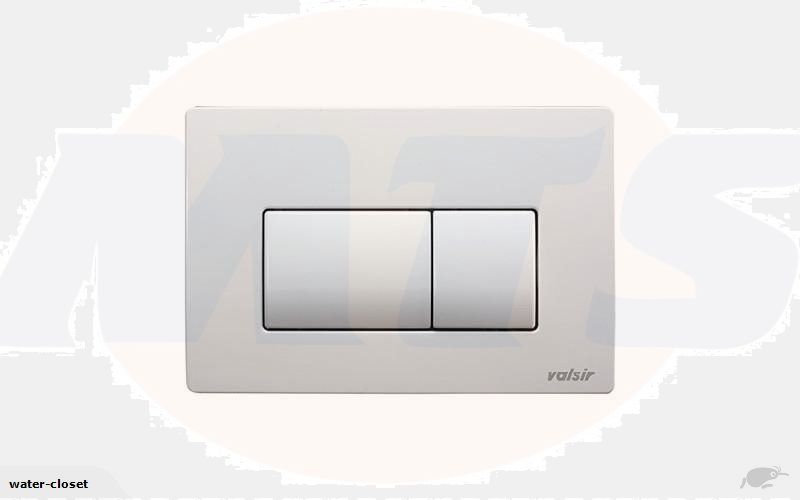VALSIR VS0872637 satin chrome matt Flush plate 872637 size 215 x 145 mm