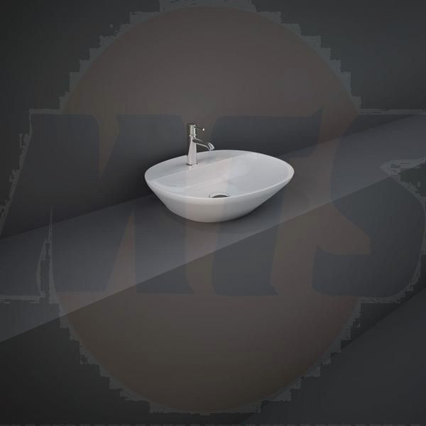 RAK Variant Oval Counter Wash Bsn 50Cm 1Th VARCT25001AWHA Bathroomsuites