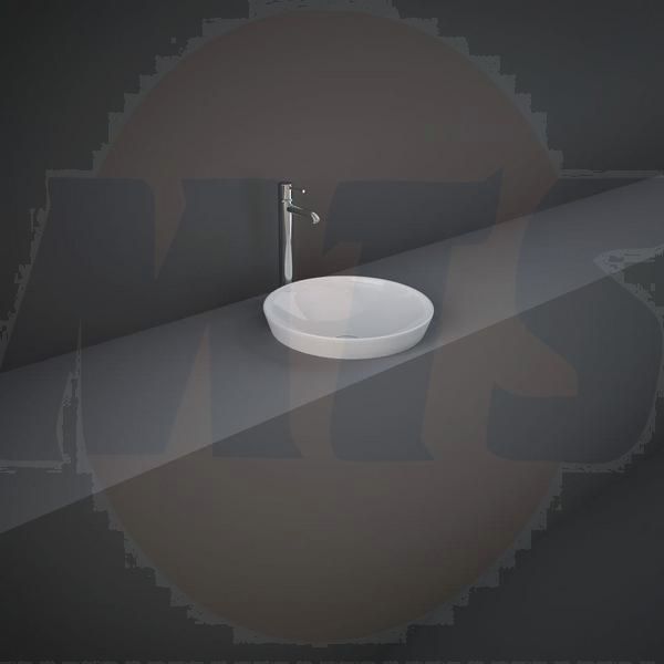 RAK Variant Round Drop-In Wash Bsn 36Cm VARDI13600AWHA Bathroomsuites