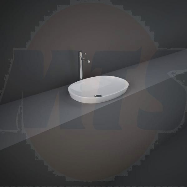 RAK Variant Oval Drop-In Wash Bsn 50Cm VARDI25000AWHA Bathroomsuites