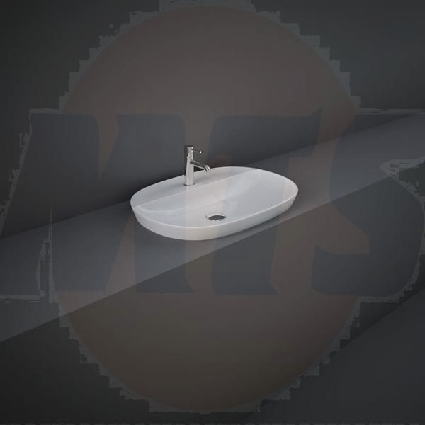 RAK Variant Oval Drop-In Wash Bsn 60Cm 1Th VARDI36001AWHA Bathroomsuites
