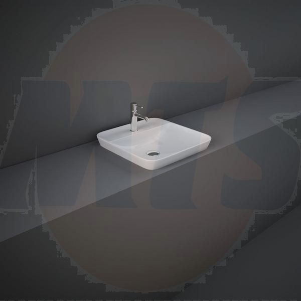 RAK Variant Sq Drop-In Wash Bsn 42Cm 1Th VARDI44201AWHA Bathroomsuites