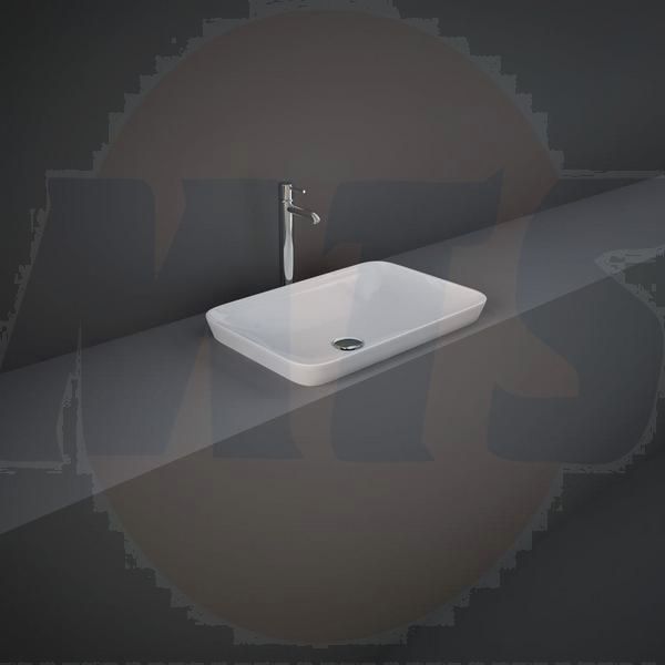RAK Variant Rectangular Drop-In Wash Bsn 55Cm VARDI55500AWHA Bathroomsuites